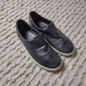 Ecco leather slip on shoe